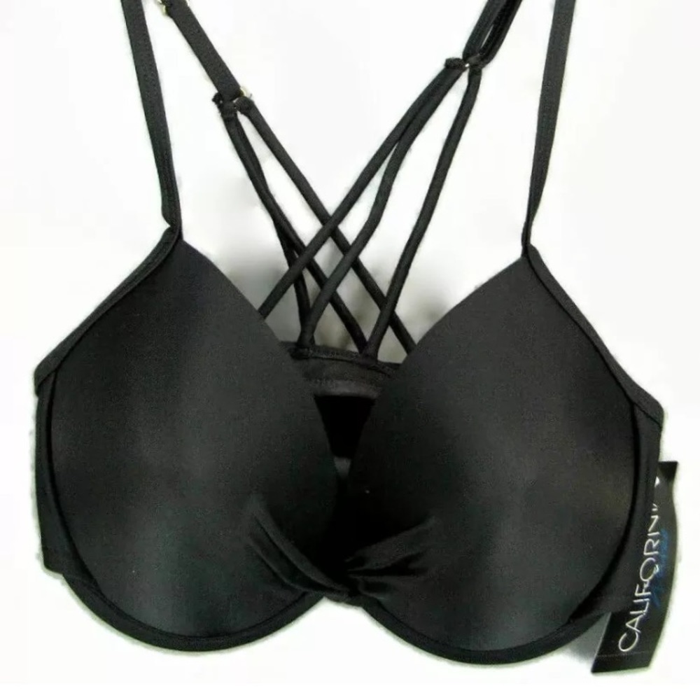 California Waves Twist Front Underwire Bikini Too - Picture 3 of 4
